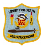 USS Patrick Henry SSBN-599 Patch