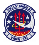 Marine Fighter Attack Squadron VMFA-321 Hells Angels Patch