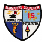 Navy Submarine Squadron 15 Patch