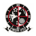 VMGR-252 Squadron Patch With Hook Backing