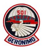501st Airborne Infantry Regiment Patch (Geronimo)
