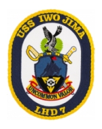 USS Iwo Jima LHD-7 Ship Patch