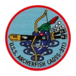 USS Archerfish AGSS-311 Patch