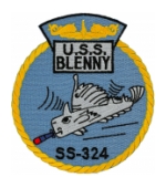 USS Blenny SS-324 Patch