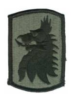 455th Chemical Brigade Patch Foliage Green (Velcro Backed)
