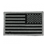 American Flag Patch (Urban Reversed) With Hook Backing