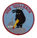 USS Quillback SS-424 Animal Submarine Patch