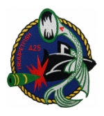 USS Trumpet Fish SS-425A Green Submarine Patch