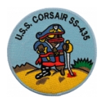 USS Corsair SS-435 Pirate Fish Submarine Patch