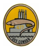 USS Conger SS-477 Eel On Sub Submarine Patch