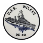 USS Wilkes DD-441 Ship Patch