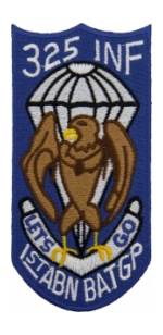 325th Airborne Infantry Regiment / 1st Airborne Battalion Patch