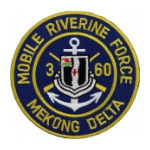 Mobile Riverine Force Mekong Delta 60th Infantry 3rd Battalion Patch