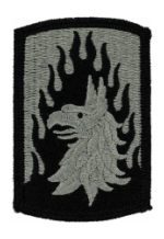 12th Aviation Brigade Patch Foliage Green (Velcro Backed)