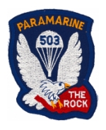 503rd Airborne Infantry Regiment Patch