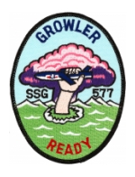 USS Growler SSG-577 Patch
