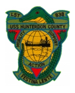 USS Hunterdon County LST-838 Ship Patch