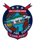 USS Clarion LSMR-409 Patch