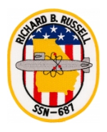 USS Richard B. Russel SSN-687 Patch