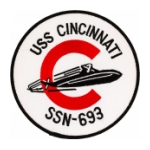 USS Cincinnati SSN-693 Patch