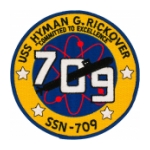 USS Hymann G. Rickover SSN-709 Patch