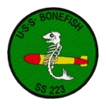 USS Bone Fish SS-223 Submarine Patch
