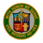 USS Neosho AO-143 Ship Patch