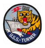 USS Turner DDR-834 Ship Patch