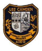 Navy Fast Combat Support Ship Patches (AOE)