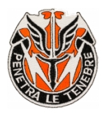 112th Airborne Signal Battalion Patch (Penetra Le Tenebre)