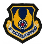 Air Force Materiel Command Patch With Hook Fastener