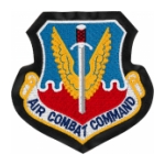Air Combat Command Patch With Hook Fastener