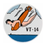 Navy Torpedo Bombing Squadron VT-14 Patch (WWII)