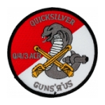 Quicksilver 4/3 Air Cavalry Regiment Guns-R-Us Patch (Dress)