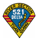 River Section 521 Delta Tuan Giang I Corps Patch