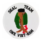 Seal Team 1 Vietnam Patch White