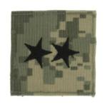 Army Major General Rank with Velcro Backing (Digital All Terrain)