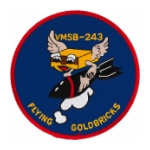 Scout Bombing Squadron Patch VMSB-243 Gold Bricks