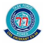 USS Oriskany CV-34/TF-77 Task Force Korea Ship Patch