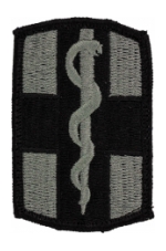 1st Medical Brigade Patch Foliage Green (Velcro Backed)