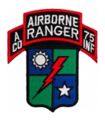 A Company 75 Ranger Patch