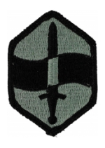 460th Chemical Brigade Patch Foliage Green (Velcro Backed)
