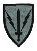 201st Military Intelligence Brigade Patch Foliage Green (Velcro Backed)