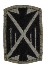 10th Air Defense Artillery Patch Foliage Green (Velcro Backed)