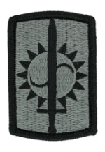 8th Military Police Brigade Patch Foliage Green (Velcro Backed)
