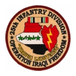 25th Infantry Division Operation Iraqi Freedom Patch