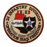 2nd Infantry Division Operation Iraqi Freedom Patch "Indian Head Division
