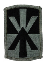 11th Air Defense Artillery Patch Foliage Green (Velcro Backed)