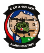 C Company 2-149th Medical Alamo Dustoff Patch