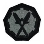 290th Military Police Brigade Patch Foliage Green (Velcro Backed)
